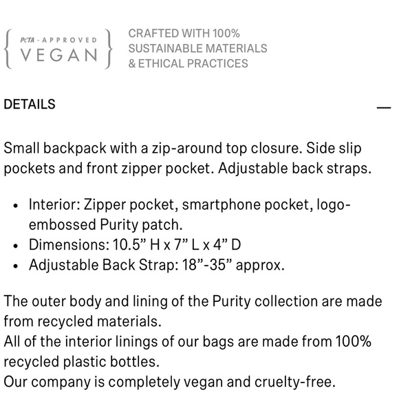 Matt & Nat Mini Backpack - Picture 7 of 10